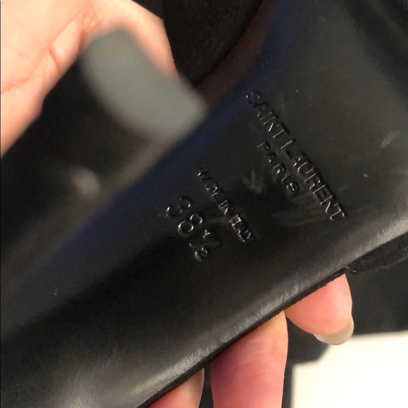 SUPER SALE!! Saint Laurent pumps in black suede - Picture 7 of 10